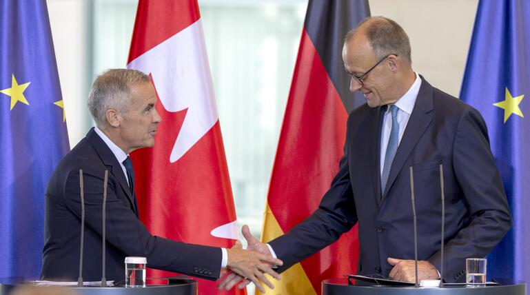 Premierminister Mark Carney und Friedrich Merz