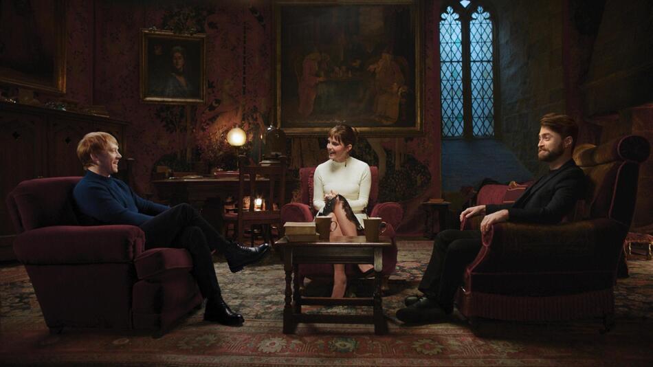 Rupert Grint, Emma Watson und Daniel Radcliffe