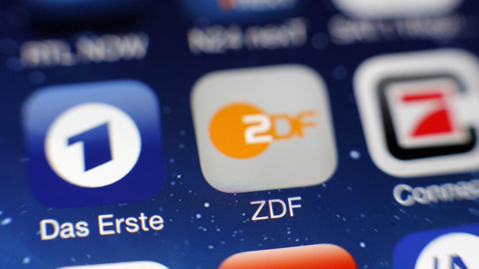 Das Erste und ZDF-Icon auf einem auf einem iPhone