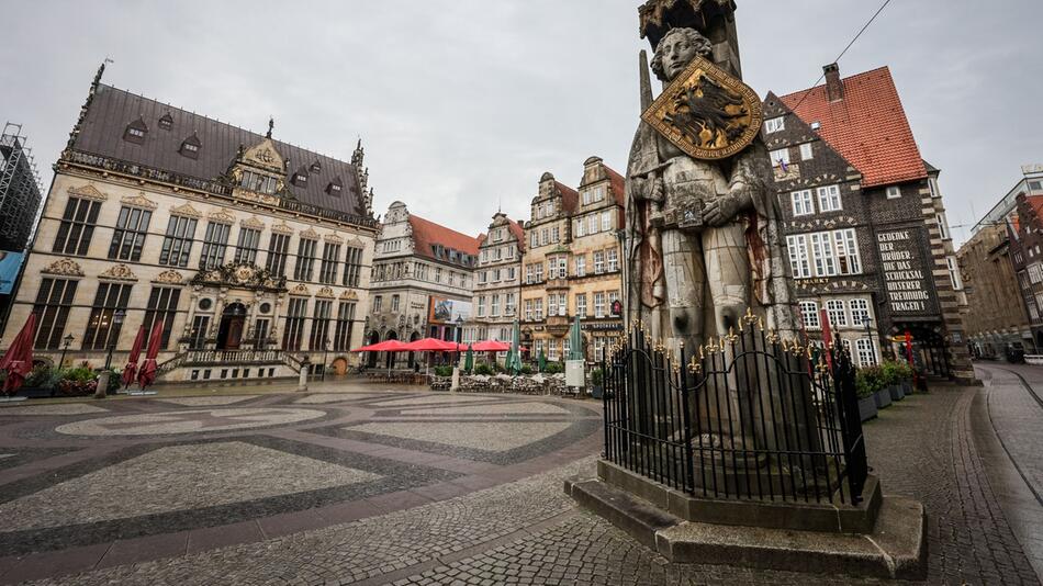 Der Marktplatz in Bremen.