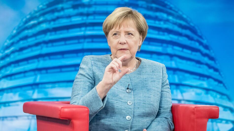 Angela Merkel im Sommer Interview