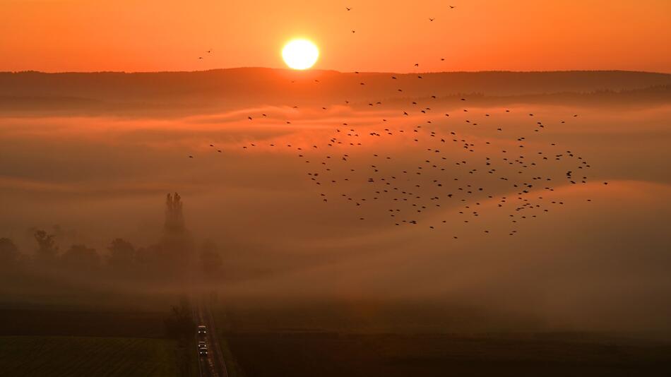 Sonnenaufgang in Thüringen