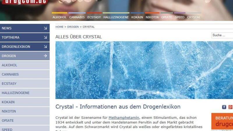 Infos über Crystal Meth