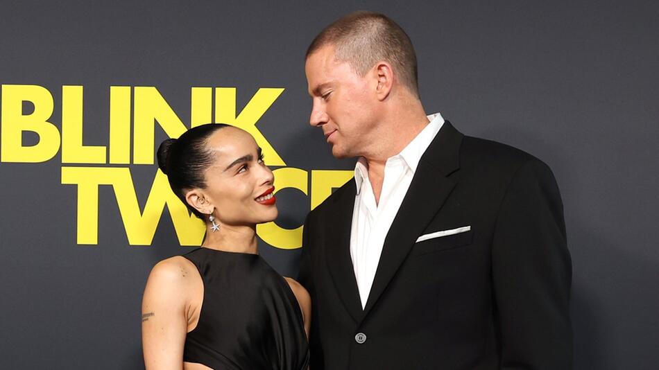 Zoë Kravitz und Channing Tatum zeigten sich kürzlich bei der Premiere von "Blink Twice" ganz ...