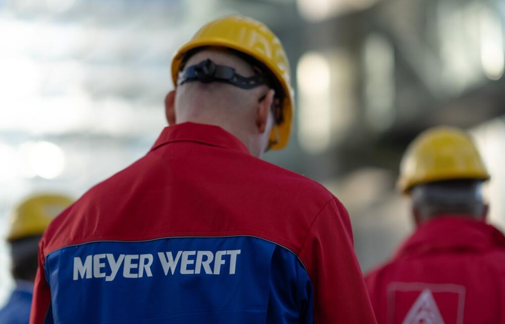 Betriebsversammlung der Meyer Werft