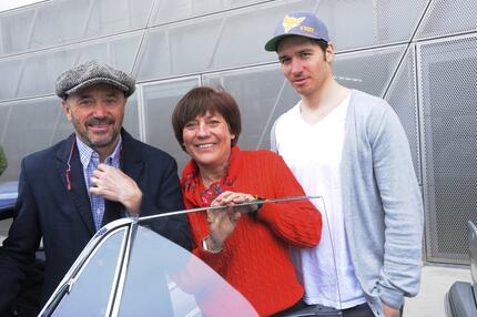 Rosi Mittermaier, Felix Neureuther, Christian Neureuther