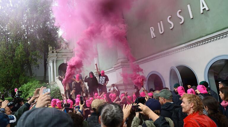 Kunstbiennale 2026 - Proteste