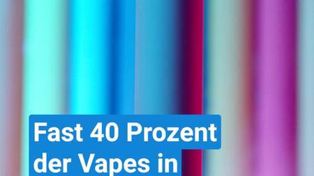 Fast 40 Prozent der Vapes in Deutschland sind verboten - Video | GMX