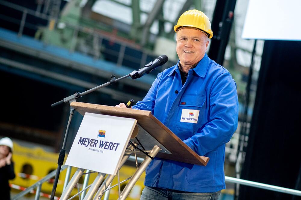 Habeck besucht Meyer Werft in Papenburg