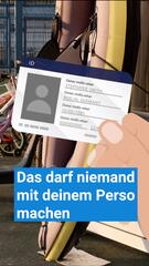 Das darf man mit dem Perso nicht machen
