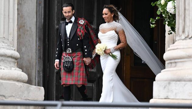 Rory McPhee und Mel B gaben sich am 5. Juli in der Londoner St. Paul's Cathedral das Jawort. Er ...