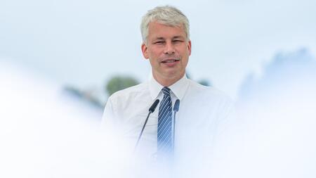 Bilger und BASF-Chef Kamieth bei Ausbau von Verkehrsterminal