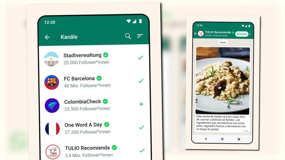 NICHT NEHMEN: WhatsApp-Kanäle: Wie funktioniert das?