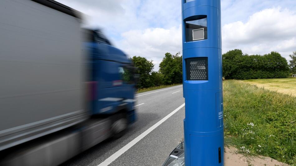 Maut-Erfassung an Bundesstraße