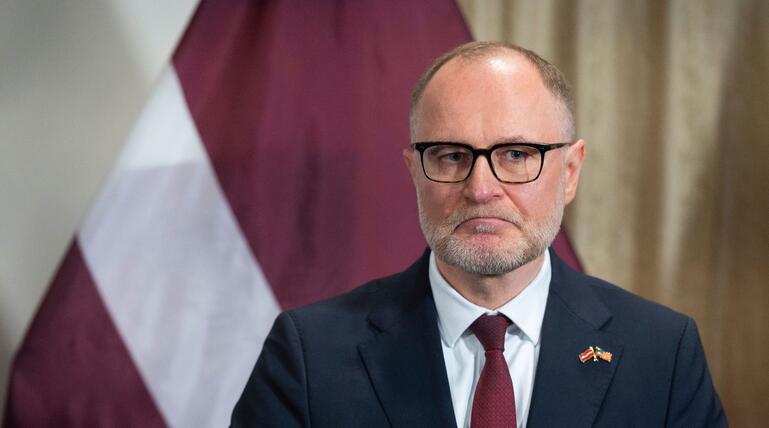Lettlands Verteidigungsminister Andris Spruds