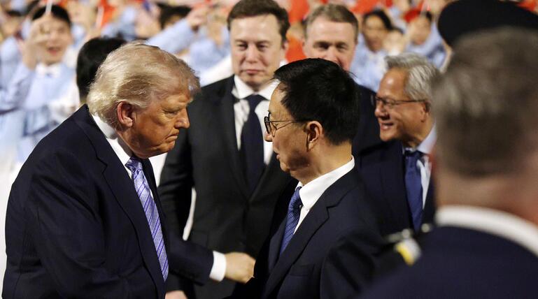 Donald Trump Han Zheng