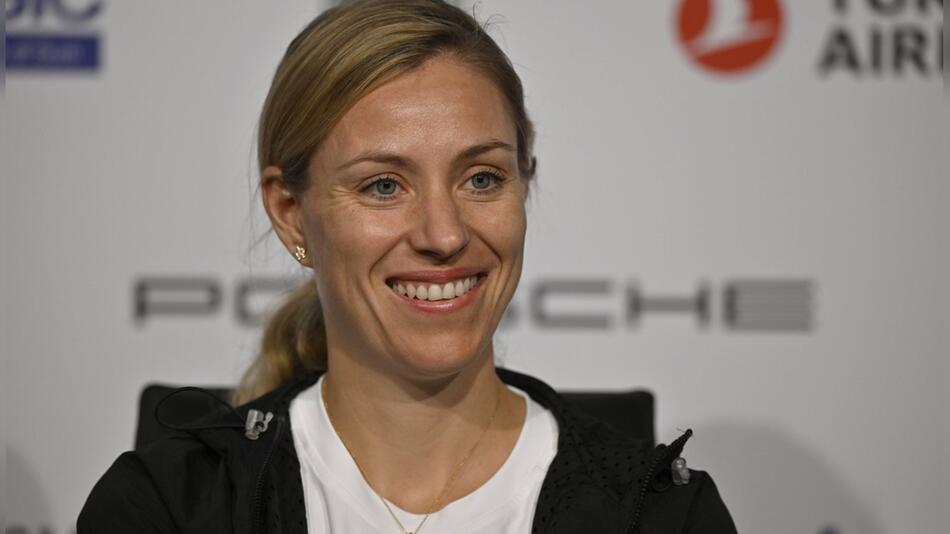 Angelique "Angie" Kerber beim Porsche Cup 2024 in Stuttgart.