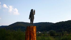 Melania Trumps Statue steht nicht mehr an ihrem Platz.