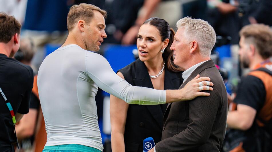 Ein Thema ist Schweinsteiger sichtlich unangenehm