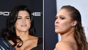 Ronda Rousey (r.) und Gina Carano werden im Mai gegeneinander kämpfen.