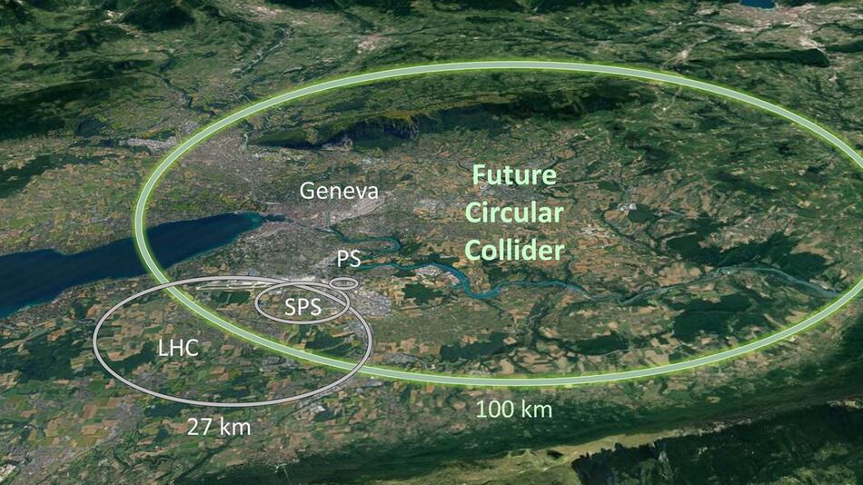 Cern - Vorschlag für 100-Kilometer-Teilchenbeschleuniger