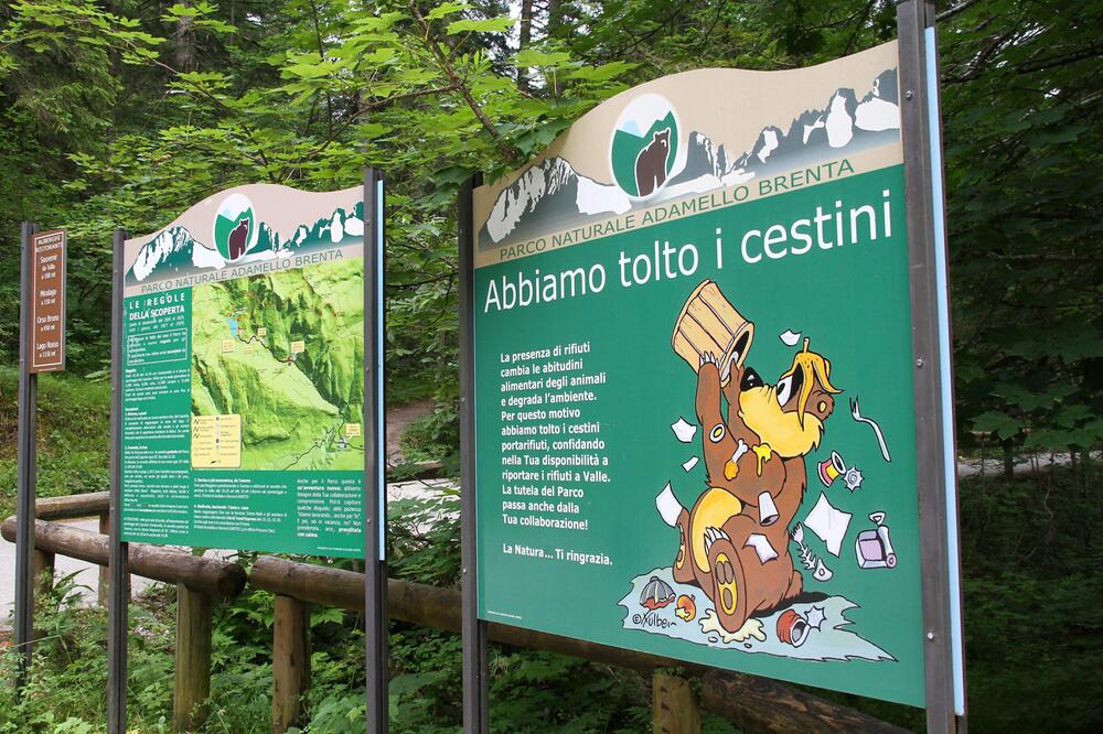 Schild in Trentino