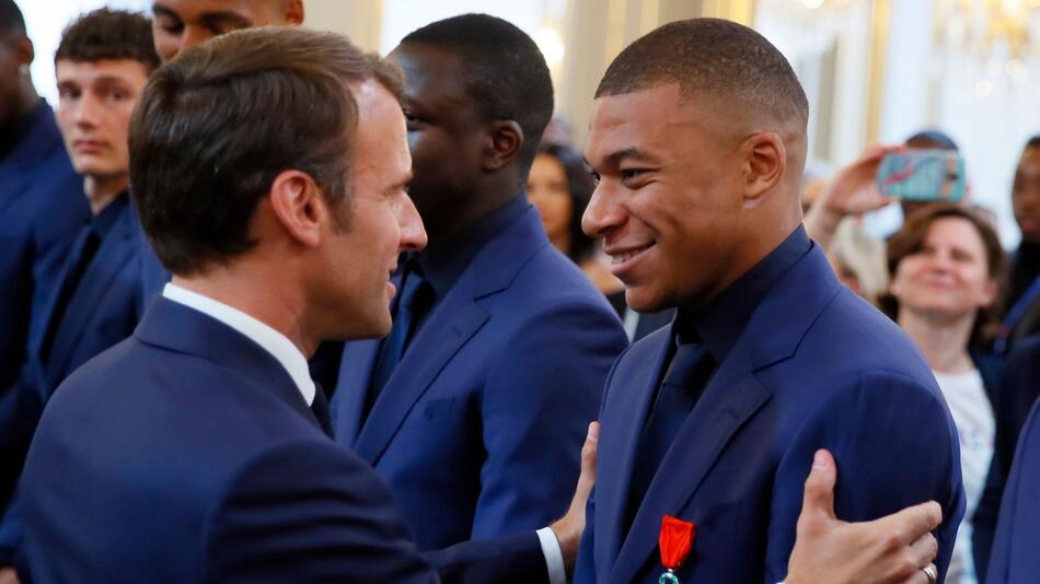 Macron und Mbappé