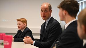 Prinz William folgte einer Einladung des zwölfjährigen Schülers Freddie Hadley (links).