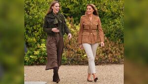 Prinzessin Kate und Melania Trump auf Schloss Windsor.