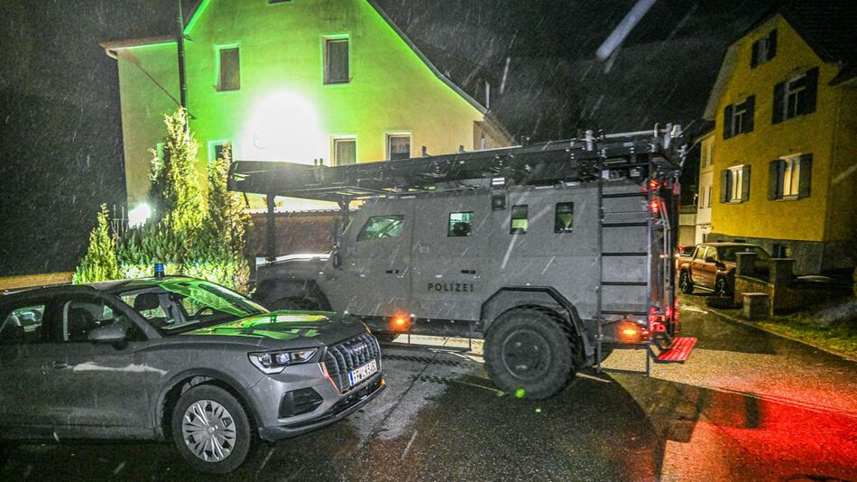 Großeinsatz der Polizei in Horb am Neckar