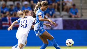 Frauenfußball EM: Island - Finnland
