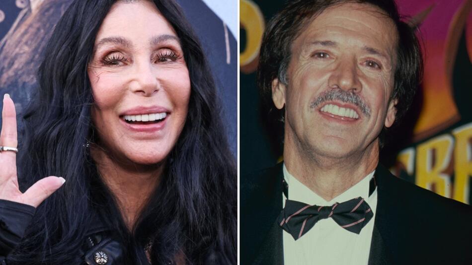 Cher neben ihrem 1998 verstorbenen Ehemann Sonny Bono.