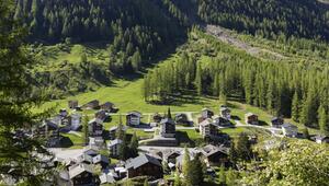 Erdrutsch am Bietschhorn in der Schweiz