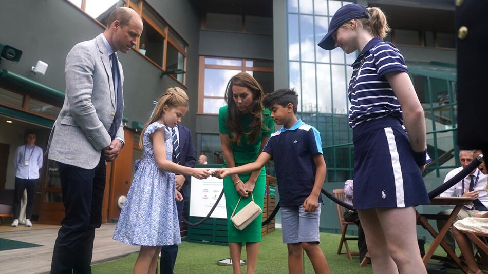 Wimbledon-Auftritt: Fans feiern Prinz George und Prinzessin Charlotte