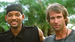 Will Smith und Michael Bay am Set von "Bad Boys II".