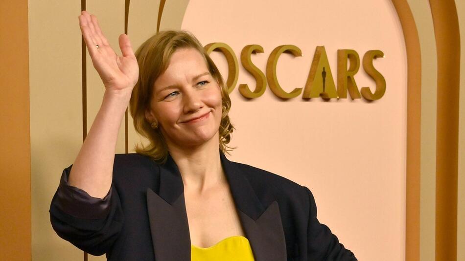 Sandra Hüller beim diesjährigen Oscar-Lunch.