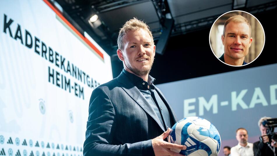 Julian Nagelsmann auf der Pressekonferenz zur Kaderbekanntgabe