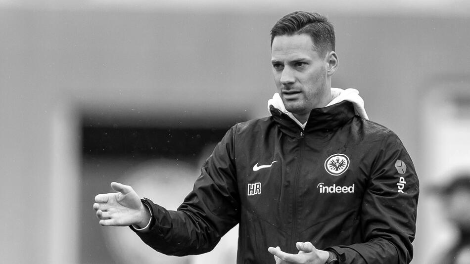 Helge Rasche als Trainer der U19 von Eintracht Frankfurt