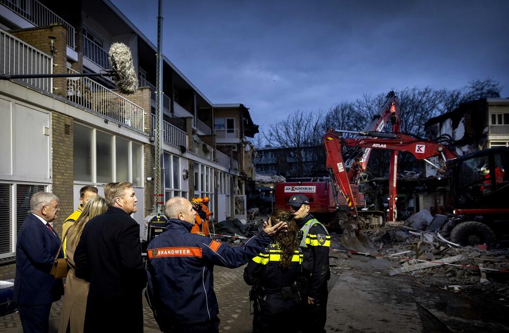 Explosion von Wohngebäude in Den Haag