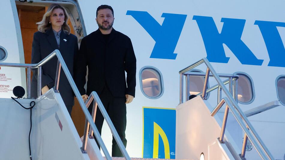 Selenskyjs Flugzeug offenbar nur knapp russischer Drohne entkommen