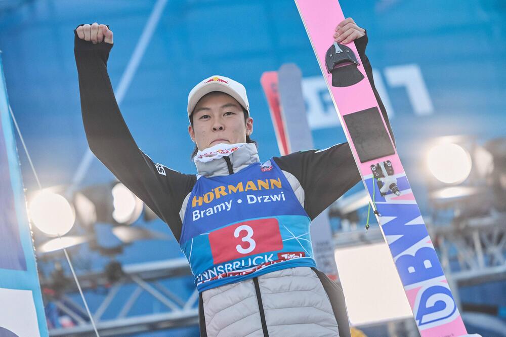 Skispringer Ryuyu Kobayashi.