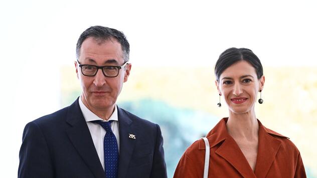 Cem Özdemir und seine Frau Flavia Zaka