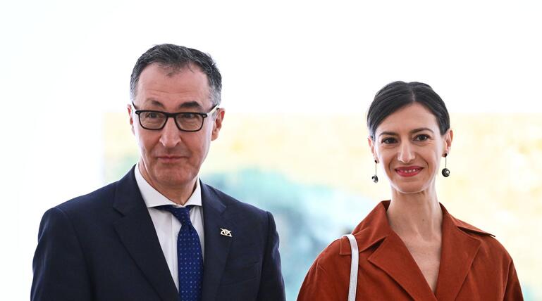 Cem Özdemir und seine Frau Flavia Zaka