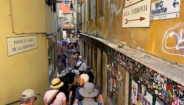Gasse in Venedig