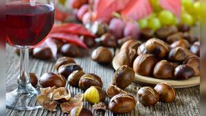 Gehören zum Törggelen dazu: Wein und Kastanien.