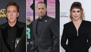 Nicolas Cage (l.), Ioan Gruffudd und Alyssia Milano standen mit Julian McMahon vor der Kamera.