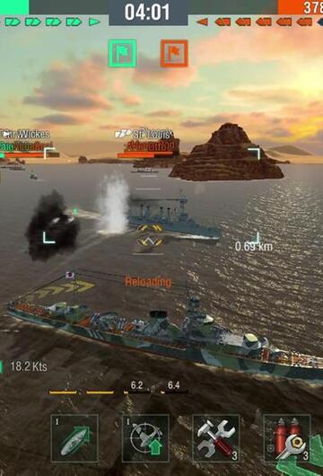 Szene aus World of Warships