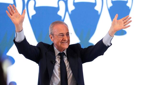 Florentino Pérez bleibt weiter Präsident von Real Madrid.