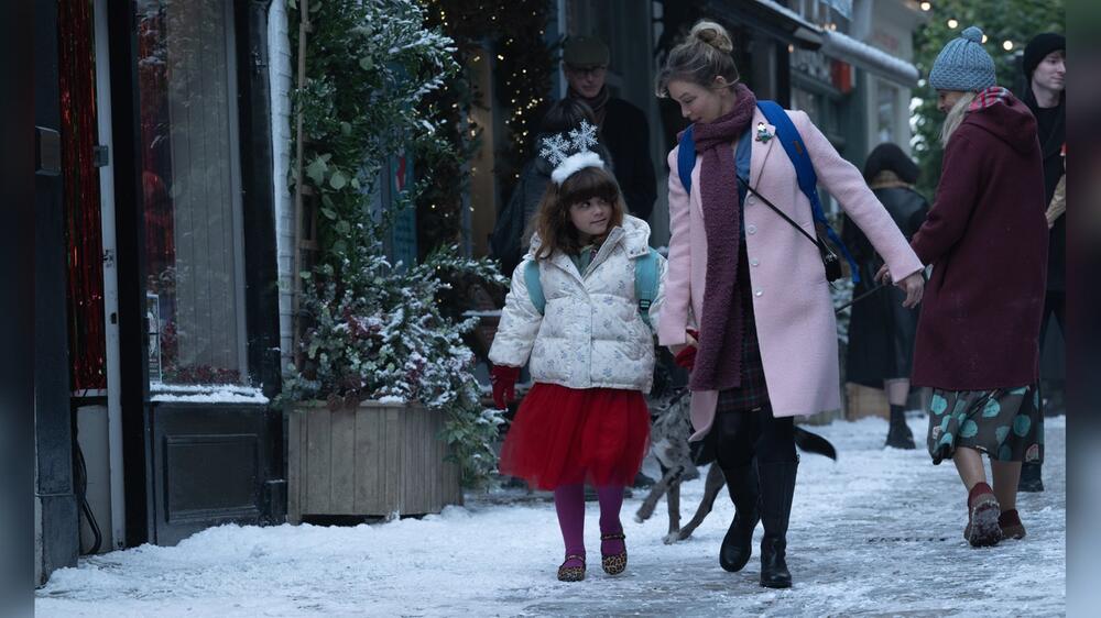 Bridget Jones mit ihre Tochter Mabel.