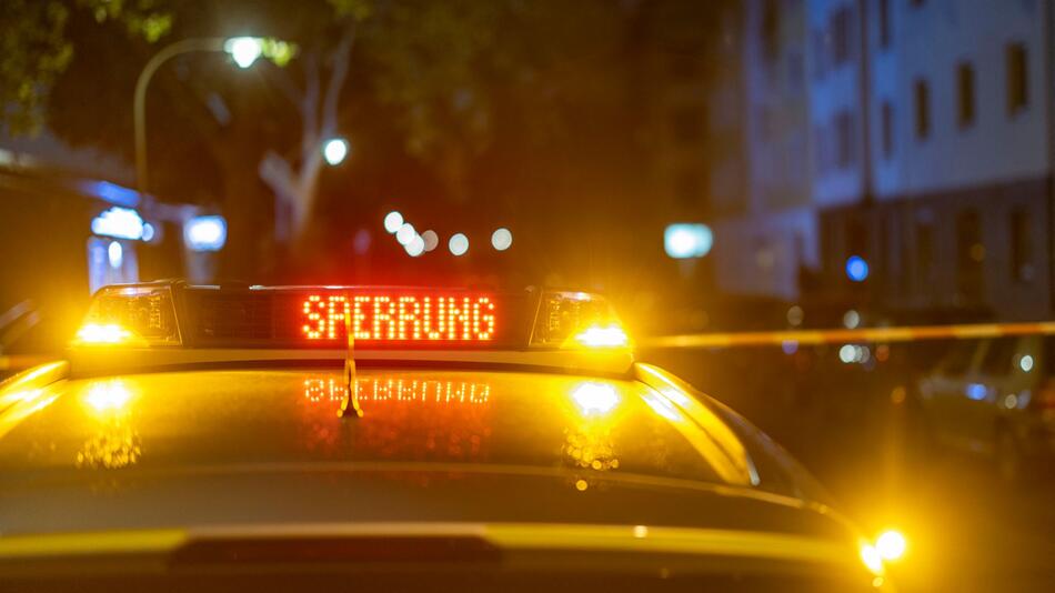 Sperrung Polizei